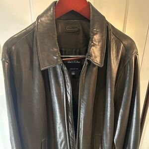 Vintage Brooks Brothers Genuine Leather Jacket – Men’s L